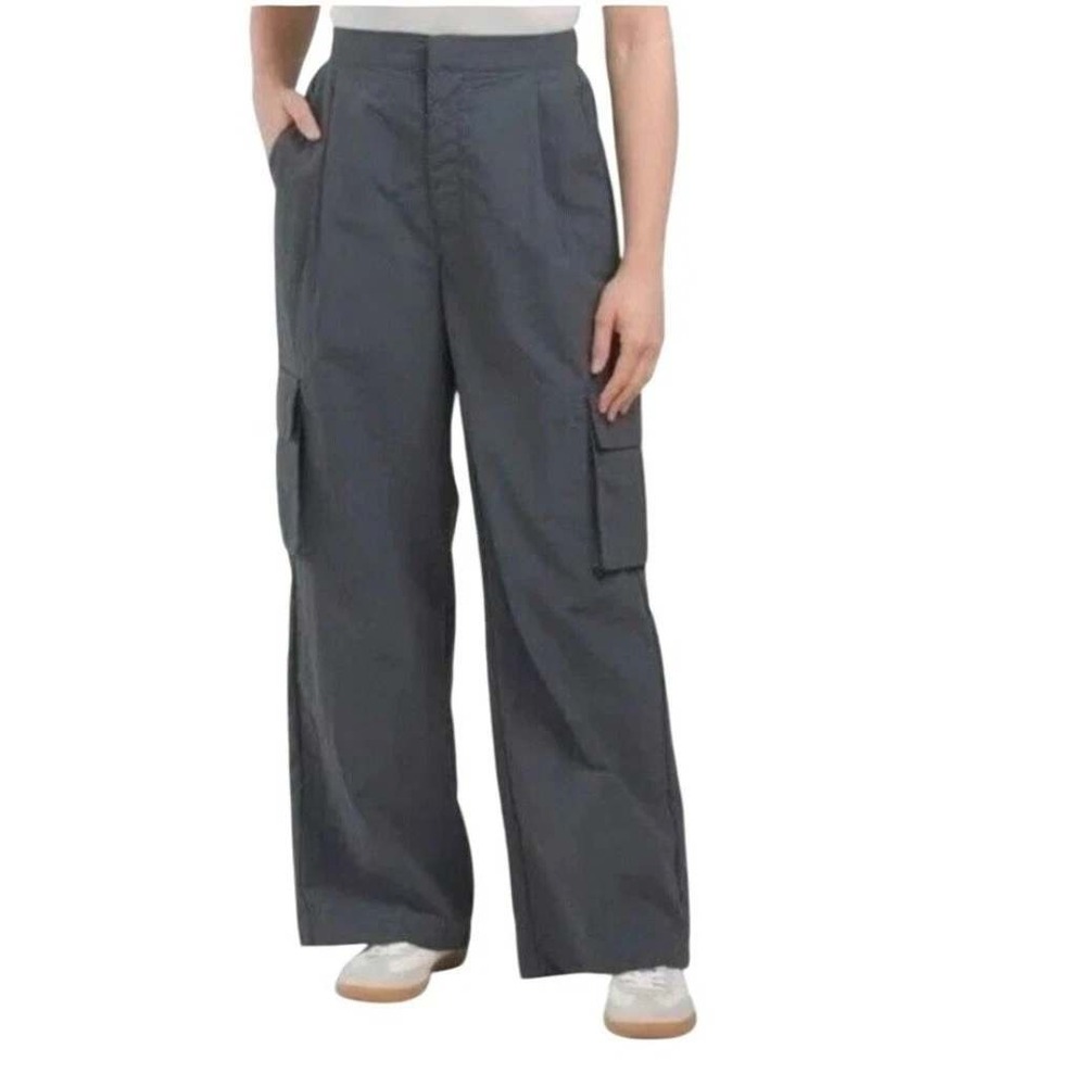 NWT WILO The Label Parachute‎ Fly Cargo Pants Gunmetal Women's Size M MSRP $88